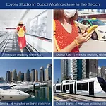 Lovely Studio In Dubai Marina Near Beach And Metro Z417