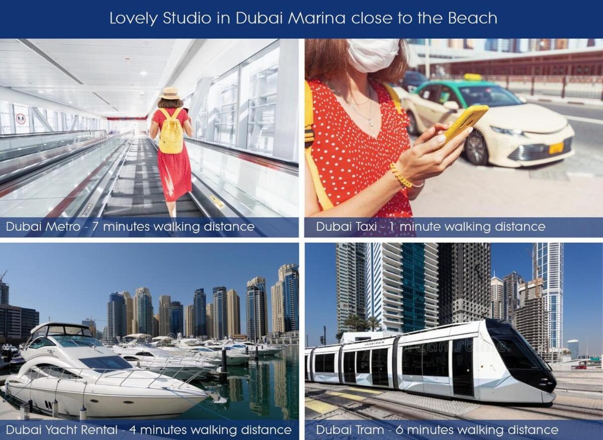 Lovely In Marina Near And Metro Z417 Dubai